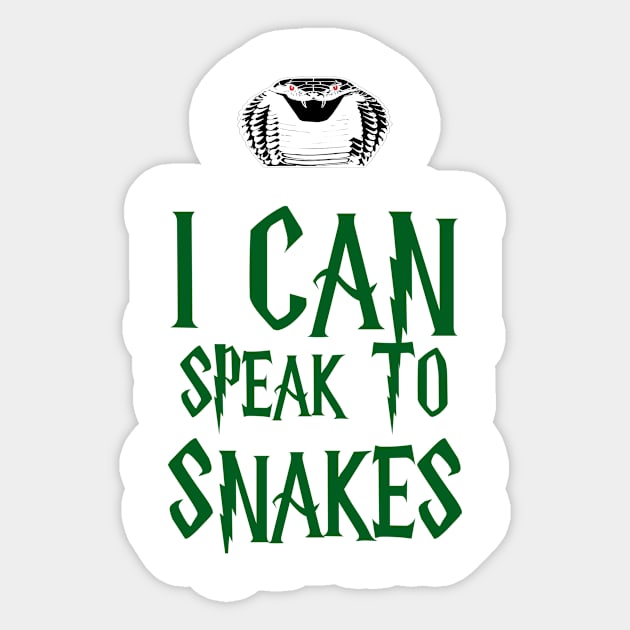 I Can To Speak To Snakes Sticker by babydollchic